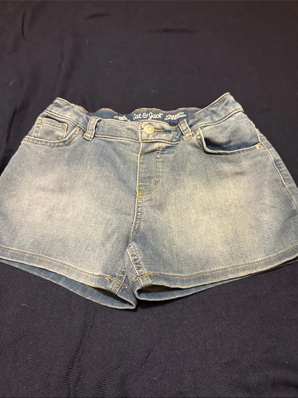 Cat & Jack Light Blue Denim Women's Shorts